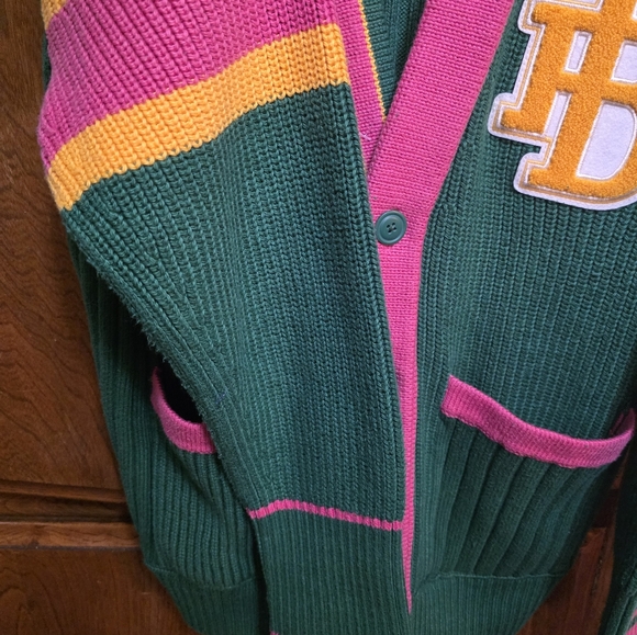 BANANA REPUBLIC ATHLETICS Varsity Cardigan Size M - Picture 7 of 11